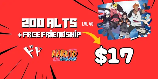 Promoção de fakes para raspadinha no Naruto Online
